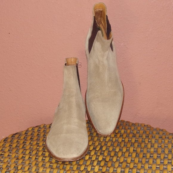 Saint Laurent Wyatt Chelsea Boot in Tobacco Suede. Size 41 8 M - Picture 3 of 13